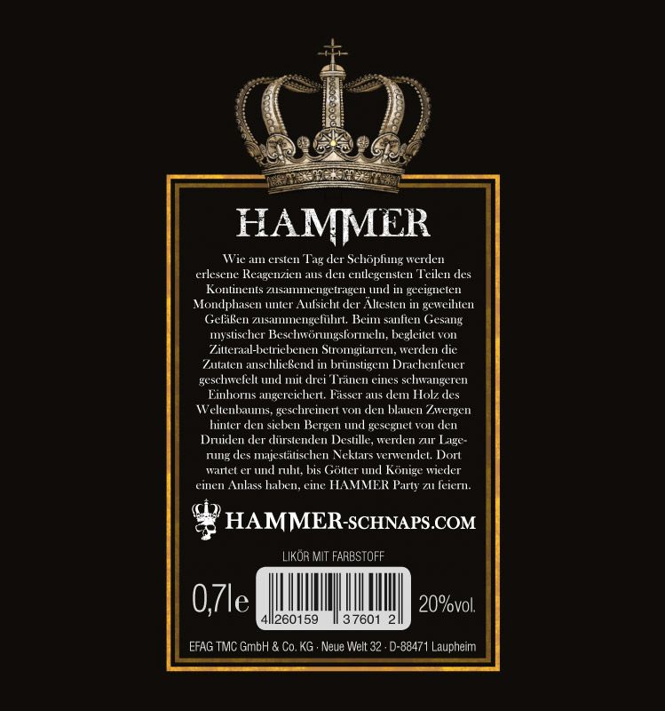 Hammer Schnaps Hammer Schnaps