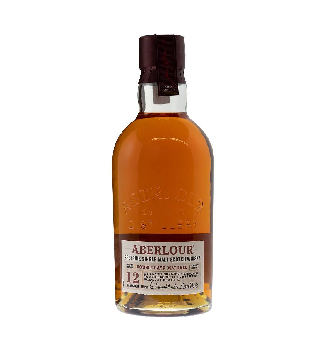 Aberlour 12 Years Old Double Cask · Speyside Single Malt Whisky · 0,7l · 40%  vol. · Party Kneipe Bar