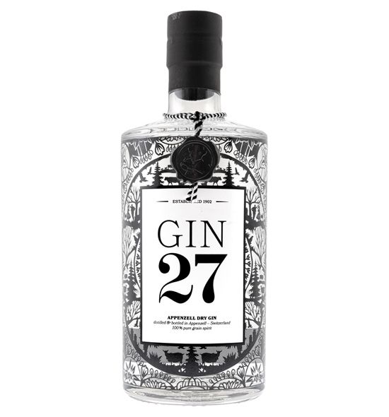 Gin 27 Flasche mit 2 Miniaturen