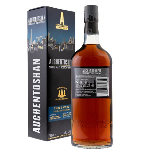 Auchentoshan Three Wood Rückseite