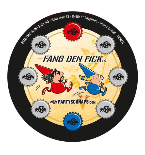 Bierdeckel Fang den FICK Vorderseite