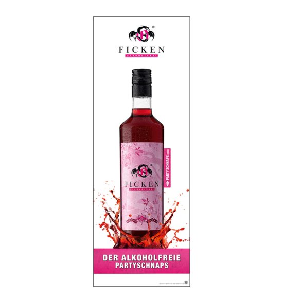 FICKEN Alkoholfrei Poster Flasche 0,7l