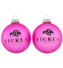 FICKEN Christbaumkugel 2er Set pink