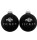 FICKEN Christbaumkugel 2er Set schwarz