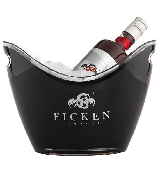 FICKEN Eis-Eimer mit Flasche