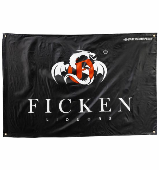 FICKEN Fahne schwarz