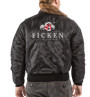 FICKEN Fliegerjacke hinten schwarz