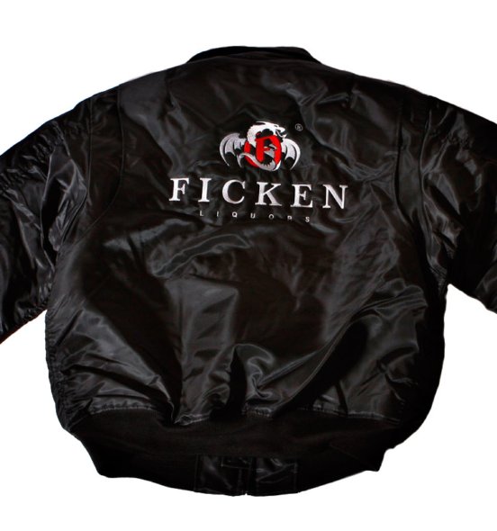 FICKEN Fliegerjacke Rückseite