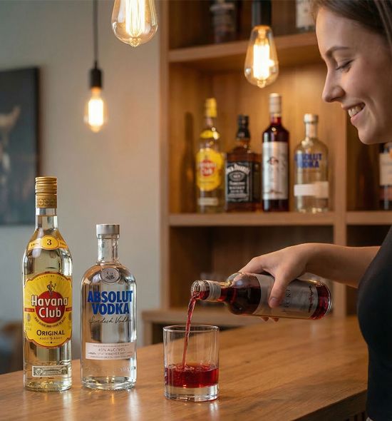 FICKEN mit Bums in der Hausbar