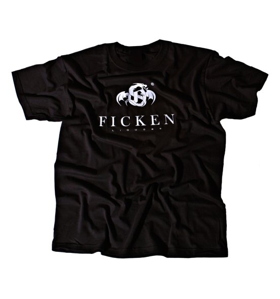 FICKEN Partyshirt schwarz