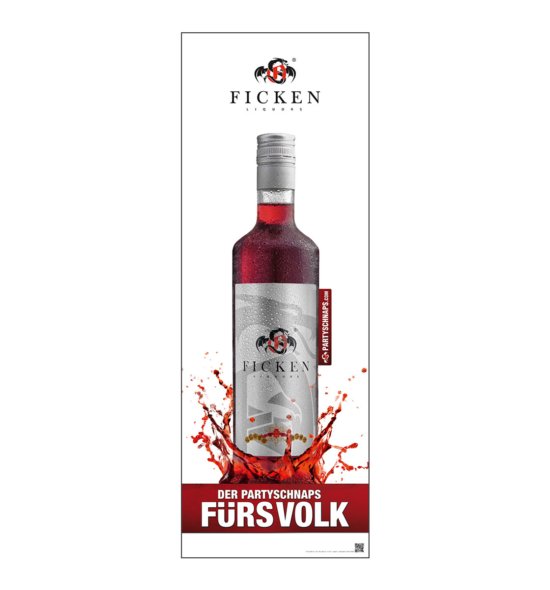 FICKEN Poster Flasche 0,7l