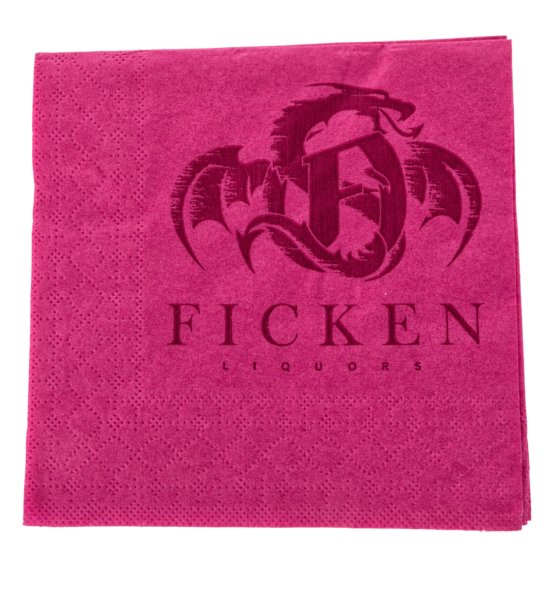 FICKEN Servietten in pink