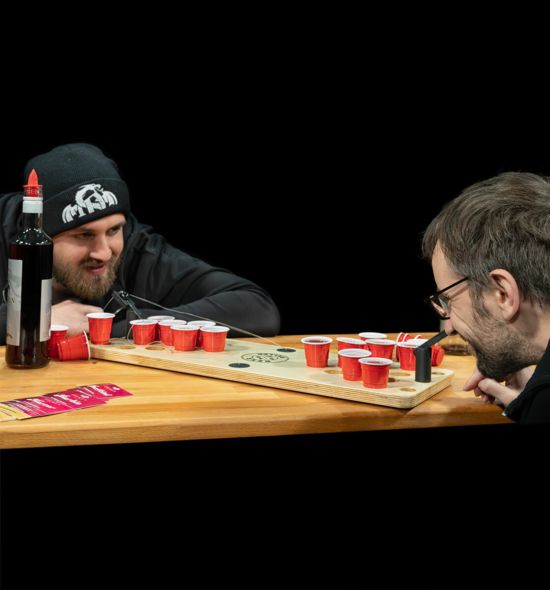 FICKEN Shot-Pong Luxus-Set spielen zu zweit