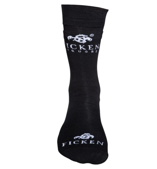 FICKEN Socken schwarz Frontalansicht