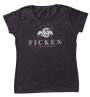 FICKEN Partyshirt schwarz