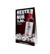 FICKEN Thekenaufsteller Preisschild · 3.00 Euro