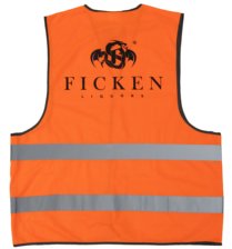FICKEN Warnweste orange