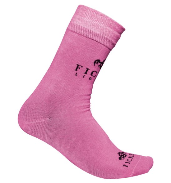 FICKEN Socken pink Seitenansicht