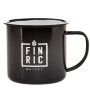 FINRIC Whisky Drink Becher - Emaille Tasse