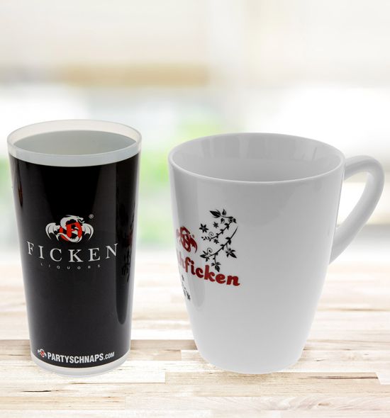 Glühficken Tasse und FICKEN Fetenkelch