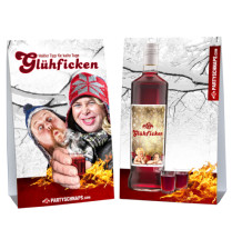 Glühficken Thekenaufsteller