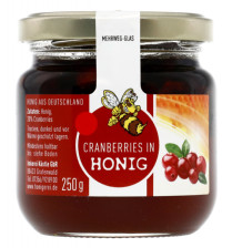 Grafenwalder Cranberries in Honig 250g