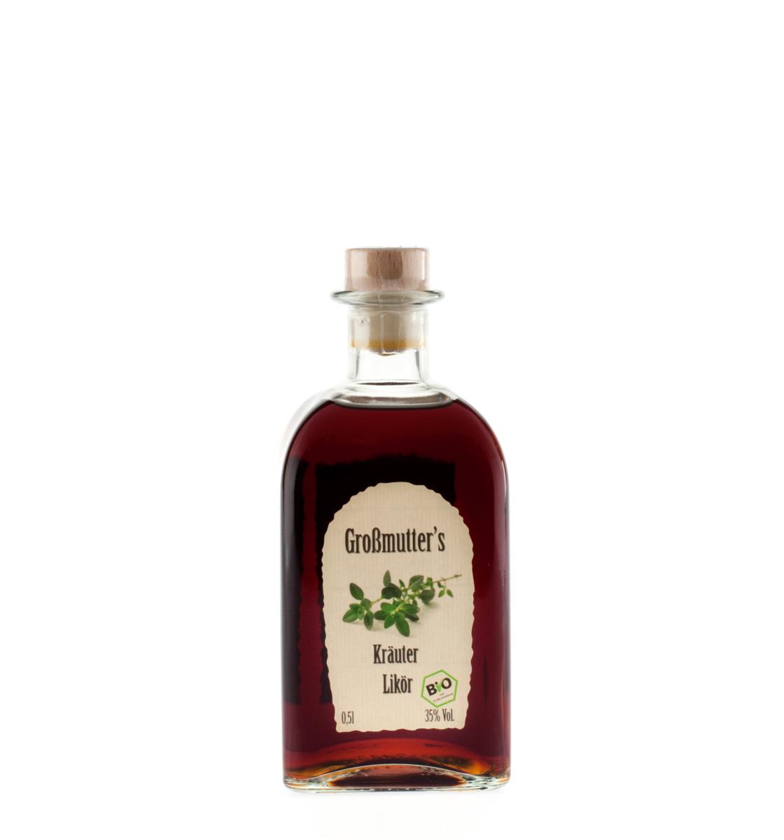 Großmutter&amp;#39;s Bio - Kräuter - Likör · 0,5l · 35% · Party Kneipe Bar