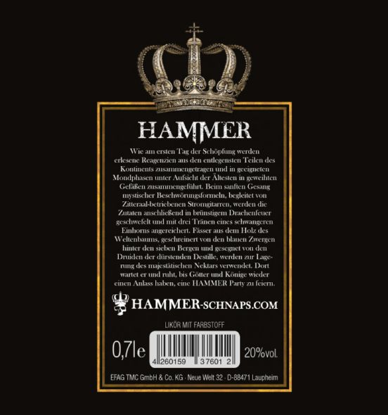 HAMMER Rückseite