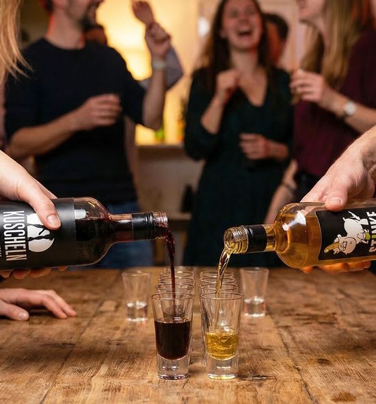 KUSCHELN und Stinkefingereinhorn Shots