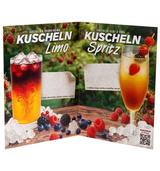 KUSCHELN Thekenaufsteller innen