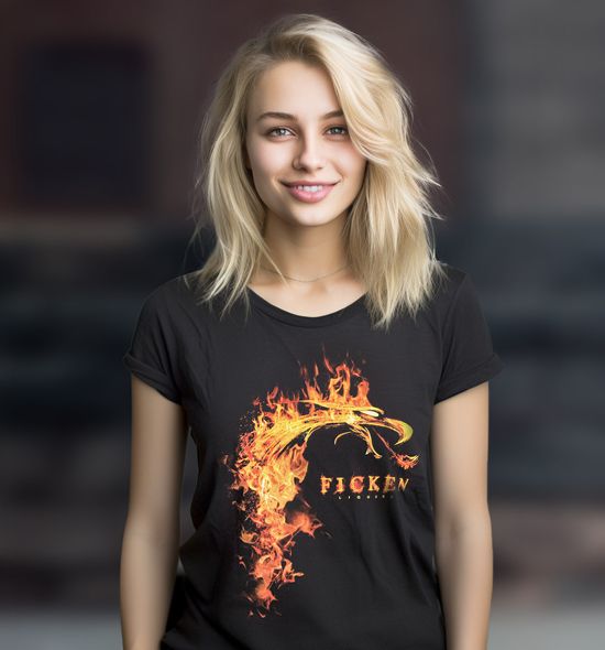 FICKEN Feuerdrachen Shirt