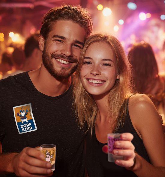 Shots auf der Party trinken