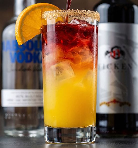 Longdrink mit O-Saft, FICKEN und Absolut