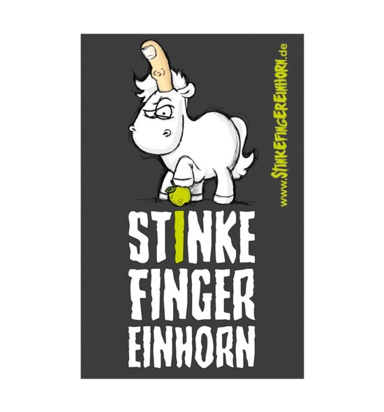 Stinkefingereinhorn · Motiv Aufkleber