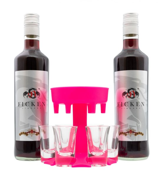 FICKEN mit Shotbuddy pink