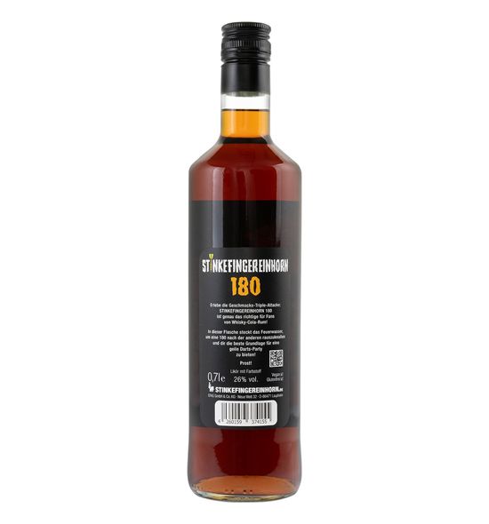 Stinkefingereinhorn 180 Likör · 0,7l - Rückseite