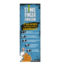 Stinkefingereinhorn Poster Döner