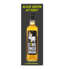 Stinkefingereinhorn Poster Flasche 0,7l
