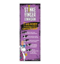 Stinkefingereinhorn Poster Kaffee