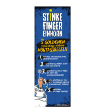 Stinkefingereinhorn Poster Montags