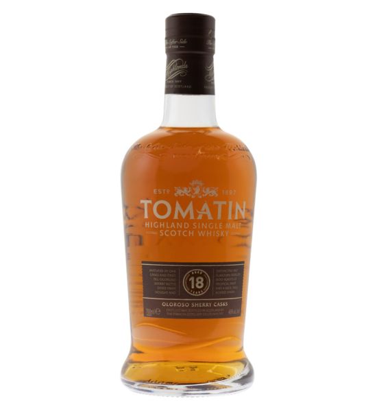 Tomatin 18 Years Old vorne