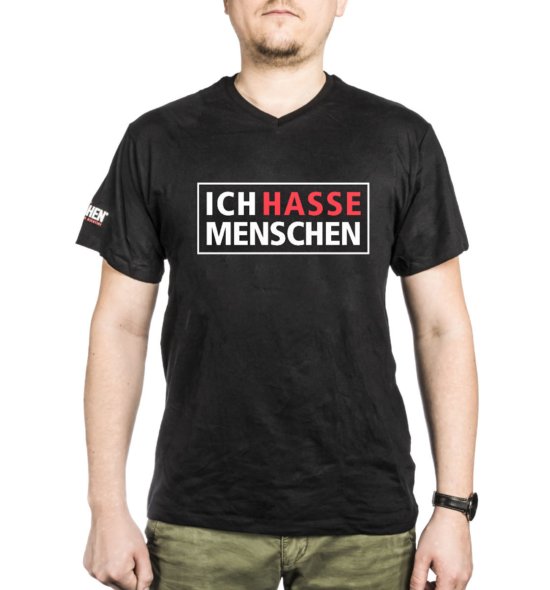 VORGLÜHEN Shirt "Ich hasse Menschen"